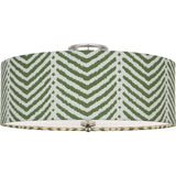 Polished Nickel with Schumacher Verde La Jolla Shade