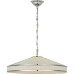 Polished Nickel with Pleated Silk | shipping 01/09/2027