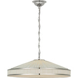 Polished Nickel with Pleated Silk | shipping 01/09/2027