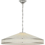 Polished Nickel with Pleated Silk | shipping 12/10/2026