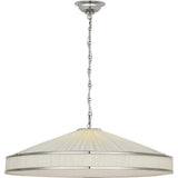 Polished Nickel with Pleated Silk | shipping 12/10/2026