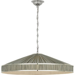 Polished Nickel with Pleated Mist Silk | shipping 12/10/2026
