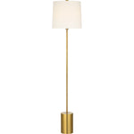 Hand-Rubbed Antique Brass with Linen Shade | shipping 12/10/2026