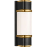 Bronze and Hand-Rubbed Antique Brass with White Glass | shipping 12/10/2026