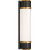 Bronze and Hand-Rubbed Antique Brass with White Glass | shipping 12/10/2026