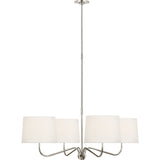 Polished Nickel with Linen Shades | shipping 12/16/2026