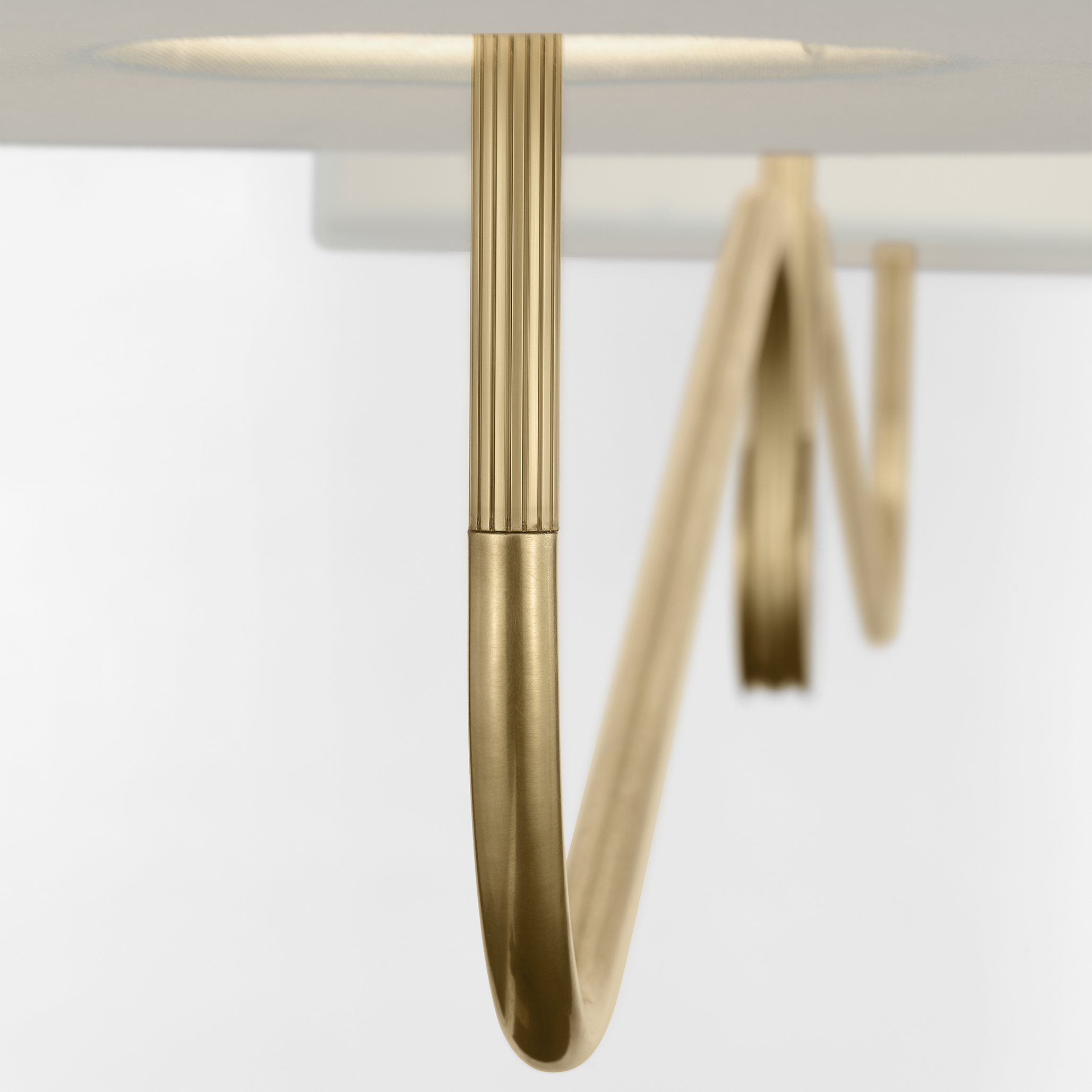 Featuring Canto 68" Linear Chandelier by Visual Comfort at Amethyst Home. Introducing the Canto 68" Linear Chandelier, a modern and artistic lighting piece that will add a touch of whimsy to any room. Its wispy and romantic curved design exudes elegance and charm. Illuminate your space in style and create a luxurious atmosphere with this exclusive piece.
O.  Amethyst Home provides interior design, new home construction design consulting, vintage area rugs, and lighting in the Park City metro area.