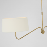 Featuring Canto 68" Linear Chandelier by Visual Comfort at Amethyst Home. Introducing the Canto 68" Linear Chandelier, a modern and artistic lighting piece that will add a touch of whimsy to any room. Its wispy and romantic curved design exudes elegance and charm. Illuminate your space in style and create a luxurious atmosphere with this exclusive piece.
Ove.  Amethyst Home provides interior design, new home construction design consulting, vintage area rugs, and lighting in the Houston metro area.