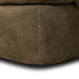 Valentine Swivel Chair - Nubuck Olive | shipping 01/15/2027