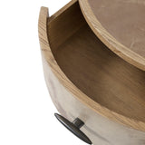 Vellum Round Nightstand - Vellum | shipping 12/15/2026