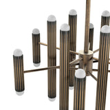 Vesta Chandelier - Heritage Bronze Brass