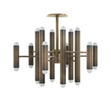 Vesta Chandelier - Heritage Bronze Brass