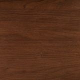 Vincent Media Console With Record Storage - Dark Brown Walnut Veneer | shipping 09/15/2026