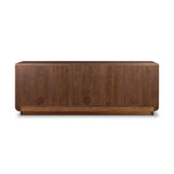 Vincent Media Console With Record Storage - Dark Brown Walnut Veneer | shipping 09/15/2026