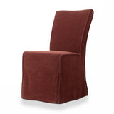 Vista Two Tone Slipcovered Dining Chair - Broadway Bordeaux | shipping 04/25/2027