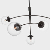 Featuring Prescott Medium Mobile Chandelier by Visual Comfort at Amethyst Home. We find art in a chandelier with the arms of this Prescott Medium Mobile Chandelier by Visual Comfort. Add to your living room, kitchen, or other large area to bring a unique, modern feel to your space. 
O/A Height: 35.75"Min. Custom Height: 25"Width: 40"Canopy: 7.5" RoundSocket:. Amethyst Home provides interior design, new home construction design consulting, vintage area rugs, and lighting in the Portland metro area.