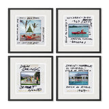 Water Slides Set Of 4 by Slim Aarons