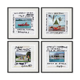 Water Slides Set Of 4 by Slim Aarons