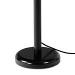 Featuring Watkins Jet Black Floor Lamp by Four Hands at Amethyst Home. This task lighting staple gets an all-metal update for a modern look in this floor lamp. Adjustable in the middle of the base and at the shade for ultimate customizability. Dimmer switch included.Overall Dimensions: 46.25"w x 12.25"d x 71.75"hWeight : 36.16 lbsMaterials : Iron. Amethyst Home provides interior design, new construction, custom furniture, and area rugs in the Dallas metro area