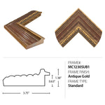 Specialty:  Set of Three, Giclee on Canvas, Mounted to Hardboard, Artist Enhanced, Framed without Glas Amethyst Home provides interior design, new home construction design consulting, vintage area rugs, and lighting in the Seattle metro area.