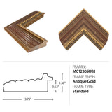 Specialty:  Set of Three, Giclee on Canvas, Mounted to Hardboard, Artist Enhanced, Framed without Glas Amethyst Home provides interior design, new home construction design consulting, vintage area rugs, and lighting in the Seattle metro area.
