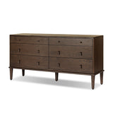 Zaria 6 Drawer Dresser - Dark Brown Sungkai | shipping 11/15/2026