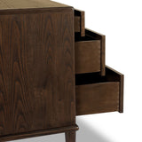 Zaria 6 Drawer Dresser - Dark Brown Sungkai | shipping 11/15/2026