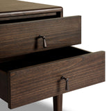 Zaria Nightstand - Dark Brown Sungkai | shipping 11/15/2026