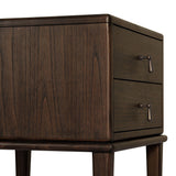 Zaria Nightstand - Dark Brown Sungkai | shipping 11/15/2026