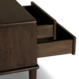 Zaria Nightstand - Dark Brown Sungkai | shipping 11/15/2026
