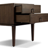 Zaria Nightstand - Dark Brown Sungkai | shipping 11/15/2026