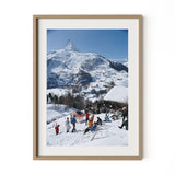 Zermatt Skiing by Slim Aarons - White Oak