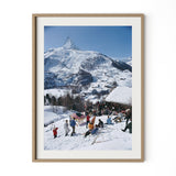 Zermatt Skiing by Slim Aarons - White Oak