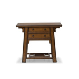 Zhang Desk With Chair - Burnt Umber Eucalyptus Veneer | shipping 12/15/2026