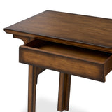 Zhang Desk With Chair - Burnt Umber Eucalyptus Veneer | shipping 12/15/2026