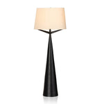 Featuring Ziggy Hammered Black Aluminum Floor Lamp by Four Hands at Amethyst Home. A tapered silhouette in hand-hammered aluminum gives this architectural floor lamp its textured shape. The beige 100% cotton shade adds a casual look and warm contrast.Overall Dimensions: 26.00"w x 26.00"d x 70.00"hWeight : 35.89 lbsMaterials : Aluminum, Thermoplastic, 100% Cotton. Amethyst Home provides interior design, new construction, custom furniture, and area rugs in the Winter Garden metro area
