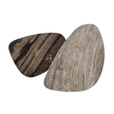 Zion Nesting Coffee Tables - Large Antique White Marble + Small Rocky Brown Marble - Antique White Marble | shipping 09/15/2026