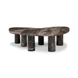 Zion Nesting Coffee Tables - Rocky Brown Marble | shipping 09/15/2026