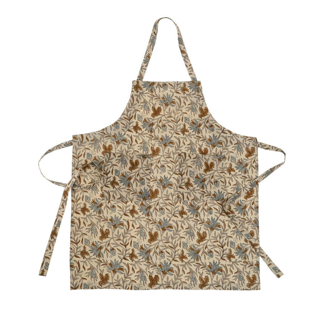 Cecily Block Print Apron