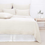 Made of a super soft gauzy cotton, the Arrowhead blanket features an interwoven grid pattern, giving it beautiful texture. King lounger 100% cotton. Amethyst Home provides interior design, new home construction design consulting, vintage area rugs, and lighting in the Montauk metro area.