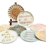 The Breakfast Club Melamine Plate Collection - Assorted, Sold Individually