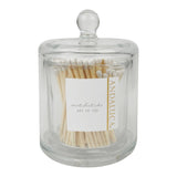 Glass Jar with Lid & 120 Wooden Matches