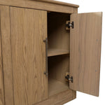 Featuring Delacruz Sideboard by Dovetail at Amethyst Home. A lovely sideboard for your living or dining spaces.
106"w x 19"d x 36"hMaterial : Rubber Wood and Oak Veneer.  Amethyst Home provides interior design, new home construction design consulting, vintage area rugs, and lighting in the Boston metro area.