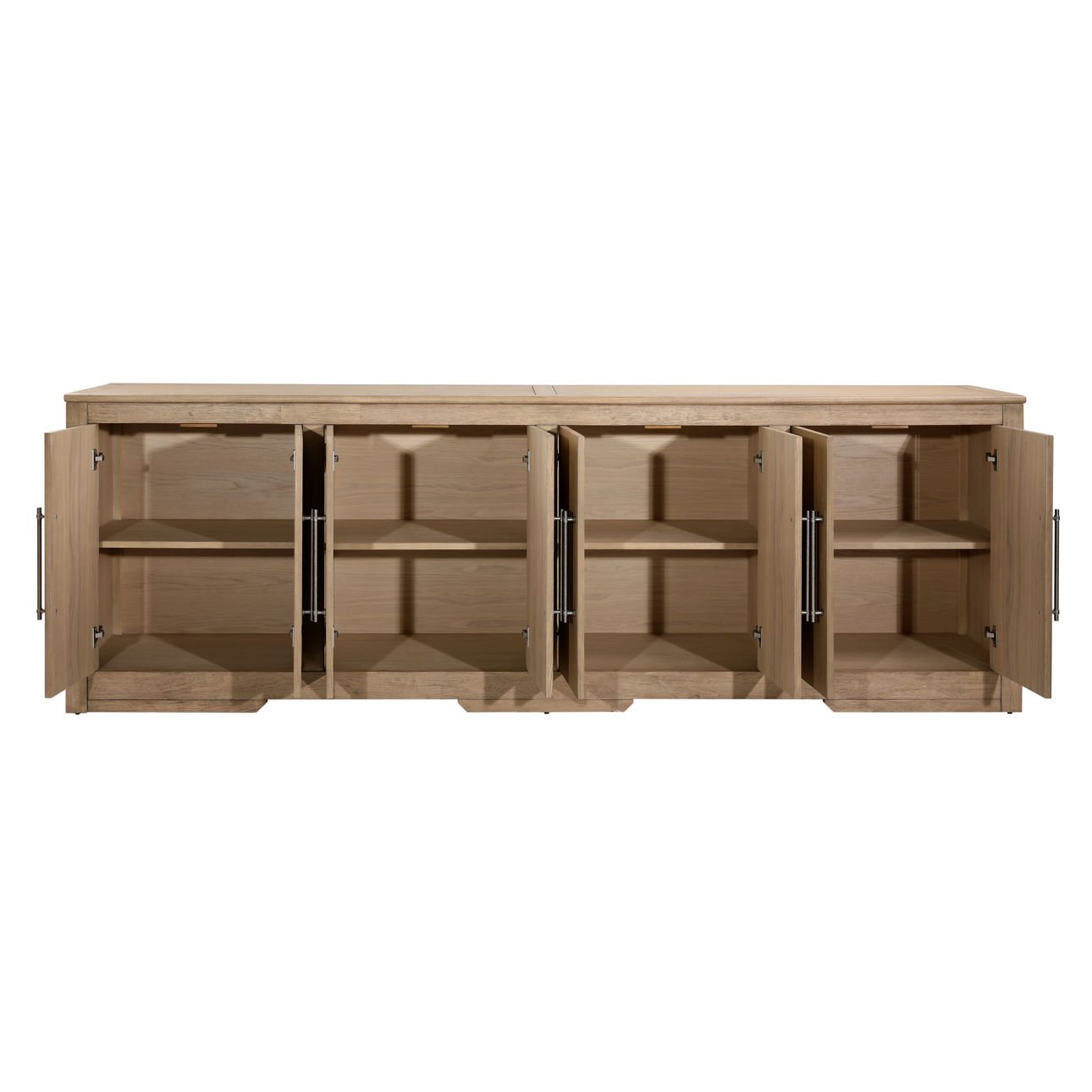 Featuring Delacruz Sideboard by Dovetail at Amethyst Home. A lovely sideboard for your living or dining spaces.
106"w x 19"d x 36"hMaterial : Rubber Wood and Oak Veneer.  Amethyst Home provides interior design, new home construction design consulting, vintage area rugs, and lighting in the Winter Garden metro area.