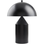 Featuring Elder Lamp by Surya at Amethyst Home. Light up any room with this sleek Elder Lamp. Combining an eye-catching black hand-painted body with a black metal shade, this lamp is sure to be a stylish addition to any room.
Black Hand Painted BodyBlack Metal ShadeMetal FinialCord Length: 6'Switch Type: 3-WayNumber of bulbs: 1E-26/150 WDecorative Accents, Dec.  Amethyst Home provides interior design, new home construction design consulting, vintage area rugs, and lighting in the Tampa metro area.