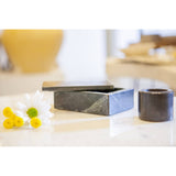 Marble Rectangle Box Black