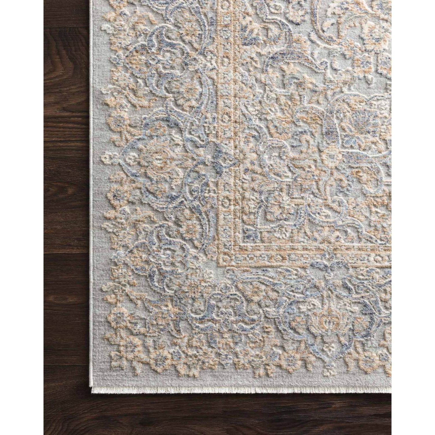 Our updated take on a classic. The Pandora Stone / Gold Area Rug is power-loomed of 100% polyester, ensuring long-lasting durability, no shedding, and a soft feel underfoot.  The pile features a high to low texture, accentuating these timeless yet current designs. This rug is great for living rooms, bedrooms, or any room where you want cozy and comfortable texture on the floor!  Power Loomed 100% Polyester PAN-01 Stone/Gold
