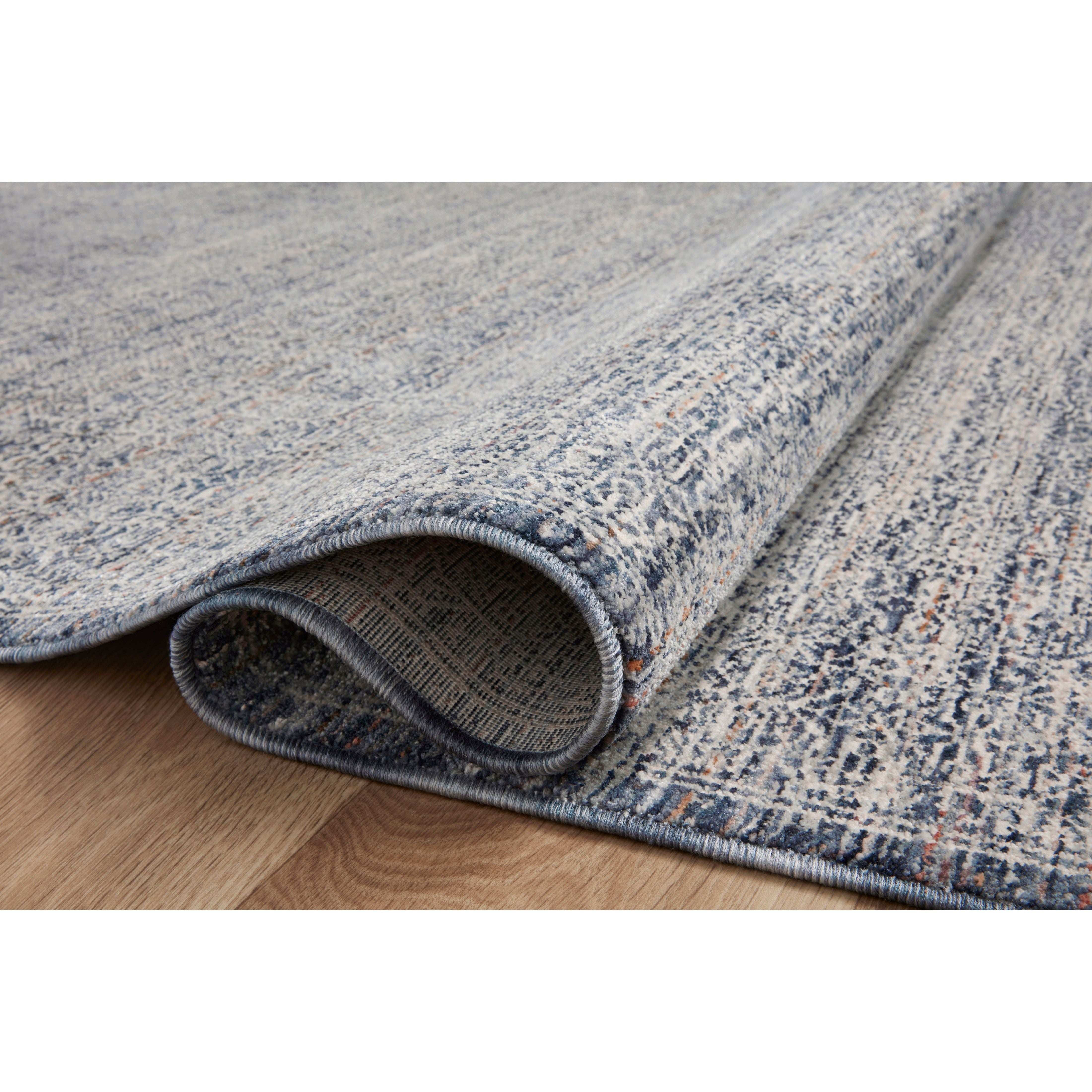 Featuring Zuma Amber Lewis x Loloi Denim / Ivory Runner by Loloi at Amethyst Home. Stain-resistant, fade-resistant, and long-lasting, the Zuma Collection for Amber Lewis x Loloi features a soft pile in a serene grey, blue and ivory palette. Zuma also carries the Okeo-Tex® label, ensuring the rug's materials do not contain harmful substances.
Power Loomed10.  Amethyst Home provides interior design, new home construction design consulting, vintage area rugs, and lighting in the Calabasas metro area.