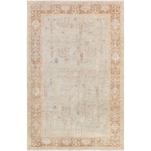 Experience the unique warmth and vintage charm of the Normandy Hand-Knotted Rug. Crafted with traditional Ushak patterns, this rug will become a timeless centerpiece in any setting. Its versatile palette and antique wash add an effortless elegance, making it a perfect addition to any home. Amethyst Home provides interior design, new construction, custom furniture, and area rugs in the Charlotte metro area