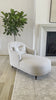 Traditional shape with modern styling, turned legs complement the soft curves of this lounge-worthy chaise. Performance fabrics are specially created to withstand spills, stains, high traffic and wear, ensuring long-term comfort and unmatched durability. Amethyst Home provides interior design, new home construction design consulting, vintage area rugs, and lighting in the Newport Beach metro area.